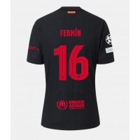 Camisa de Futebol Barcelona Fermin Lopez #16 Equipamento Secundário 2024-25 Manga Curta